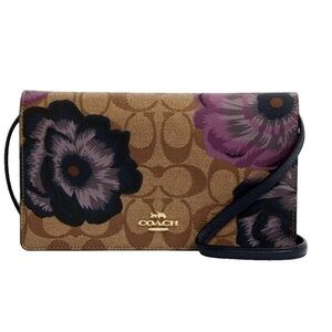 NWT* Coach Anna foldover crossbody bag purse/clutch.